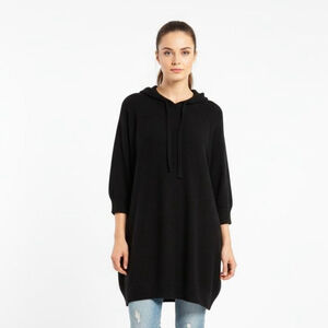 Vince Black Cashmere Hoodie Sweater - Large